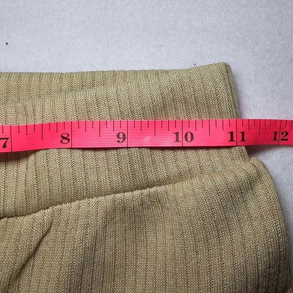 We‎ Wore What Ribbed Flare Pant Oat Size XXS - Picture 9 of 10